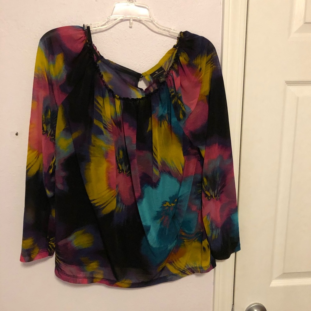 🍁 4 / $16 🍁 Worthington | Multi colored blouse